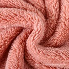 Tissu velours doux et chaud 100% polyester